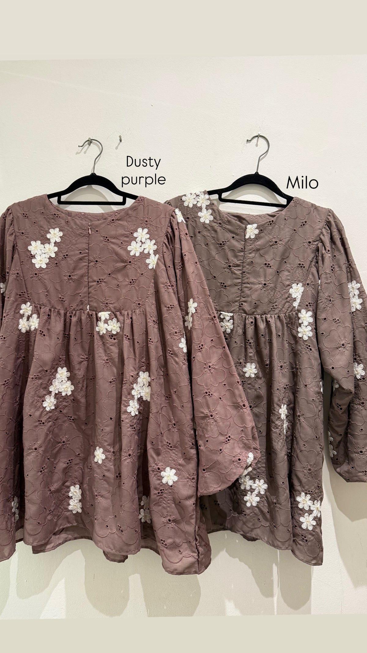 Zelora Cotton Eyelet Babydoll Top