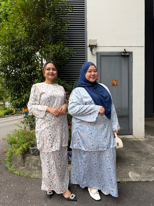 Adawiyah Kurung Skirt Set Amani silk