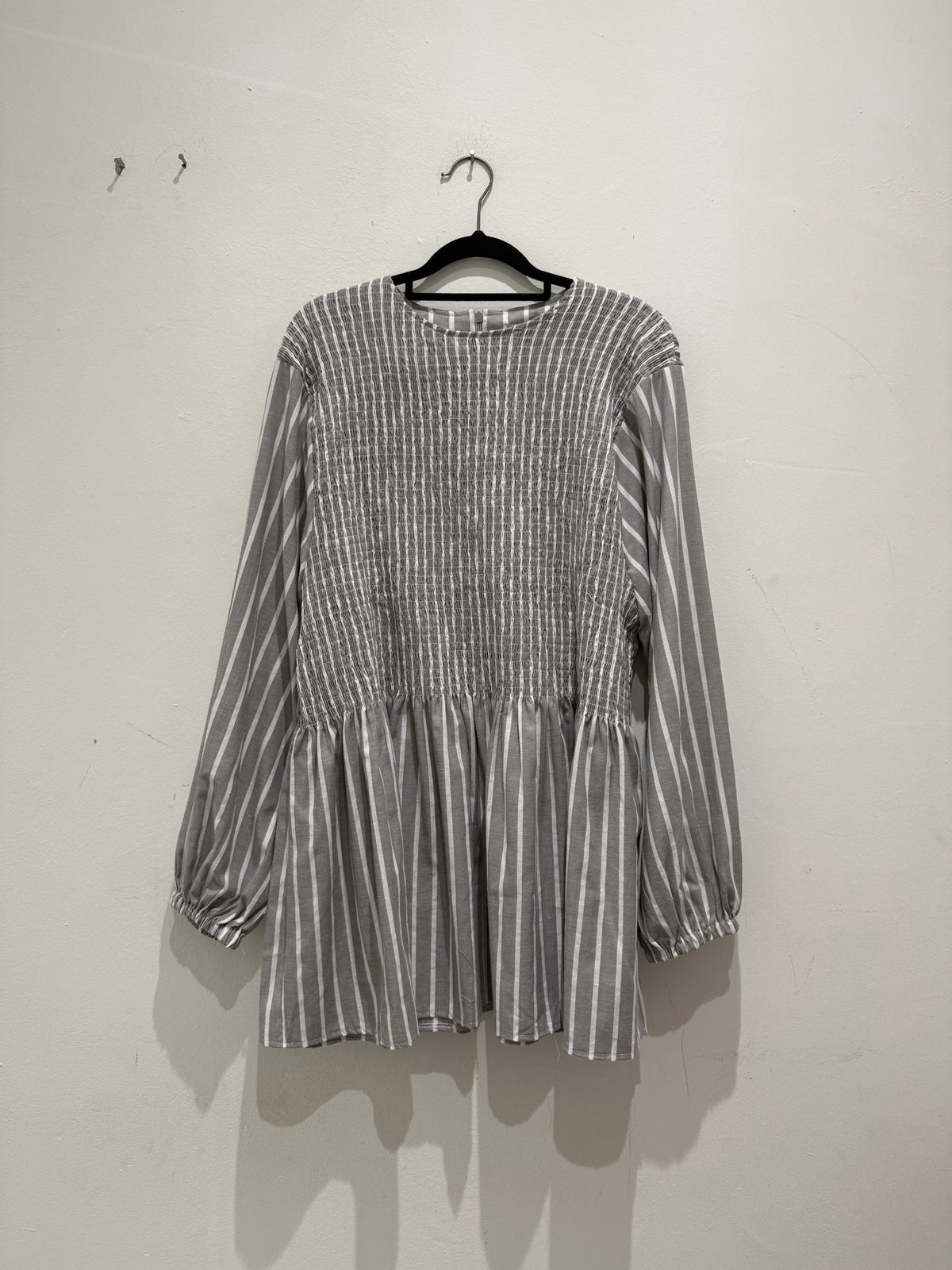Jessie Stripes Smocked Top