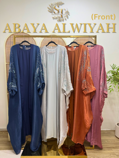 Abaya Alwiyah 2-piece Bling Dubai