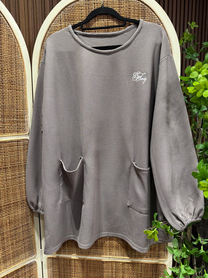 Nara Waffle Casual Top