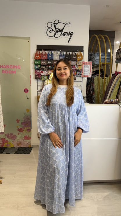 Lily Premium Cotton Eyelet Dress