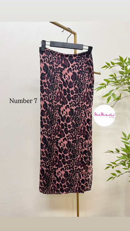 Sufya Leopard Print Modal Shawl
