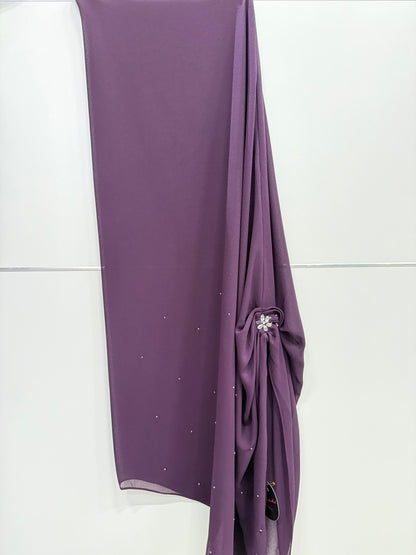 Zahra Diamond Twist Shawl