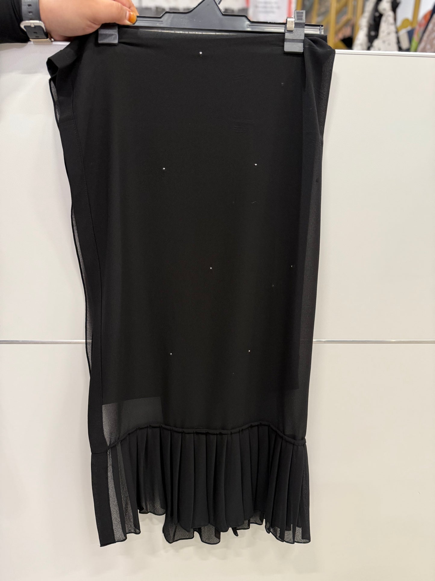 Lulu Instant Pleated Pearl Shawl