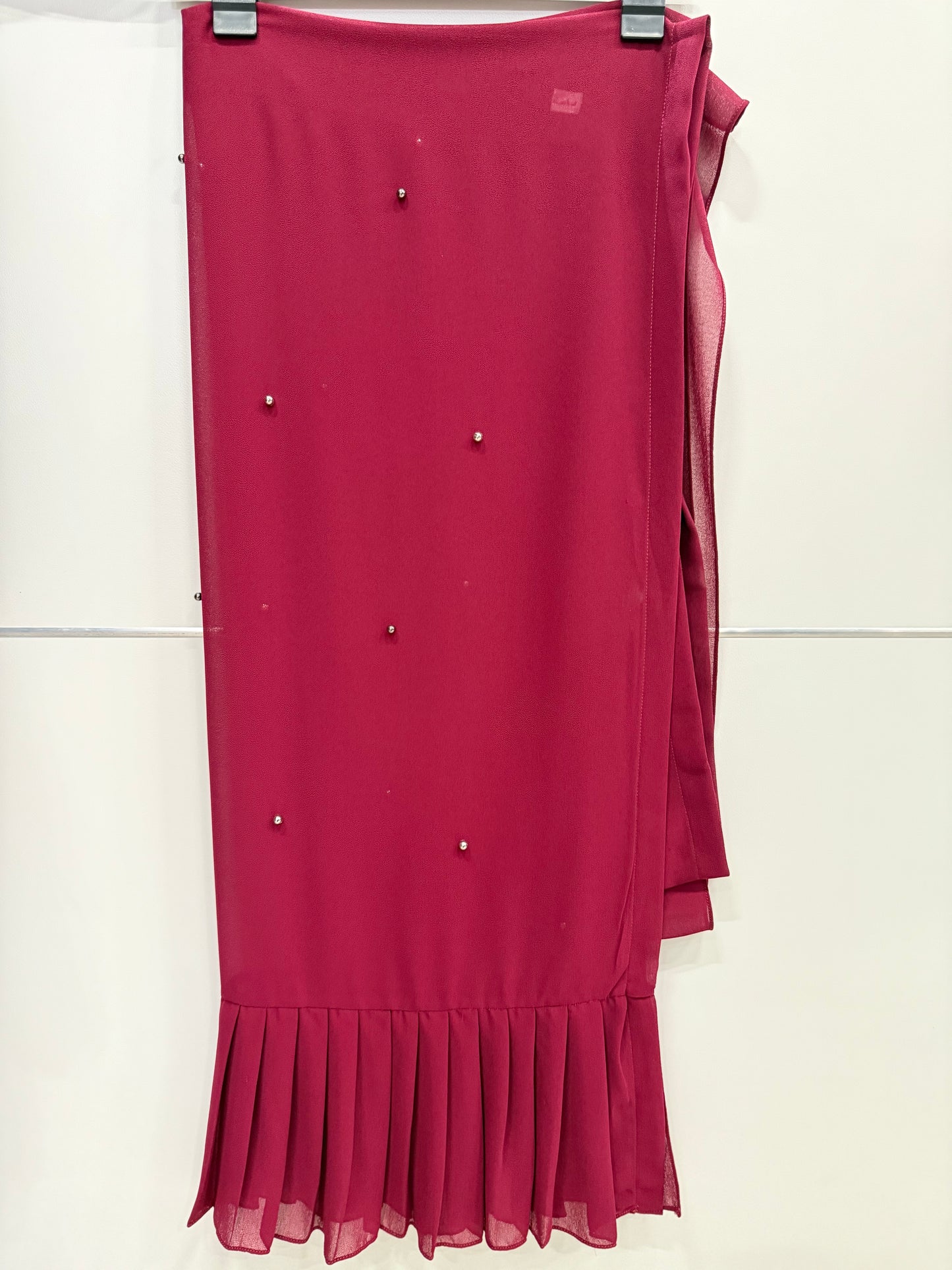 Lulu Instant Pleated Pearl Shawl