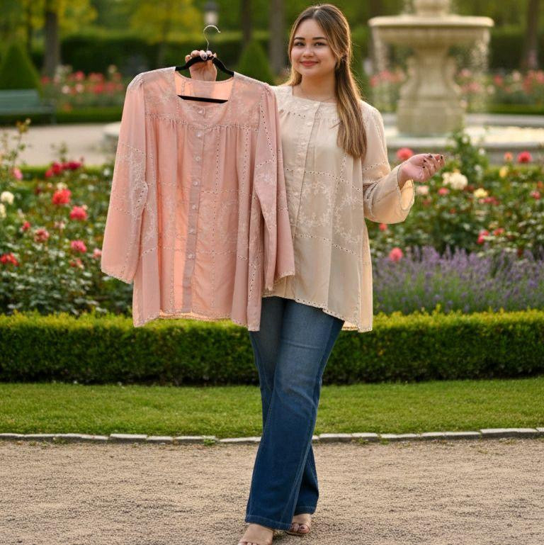 Saphora Eyelet Top
