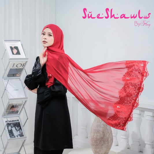 Aliyah Lace Instant Shawl